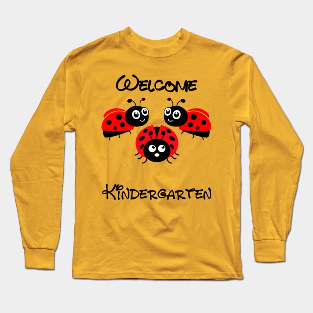 Welcome Kindergarten, teacher kindergarten Long Sleeve T-Shirt by GrandThreats